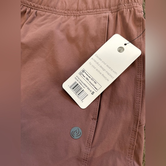 NWT Apana Terra Clay Yoga Lifestyle Cargo Parachute Pants - S - Picture 7 of 8